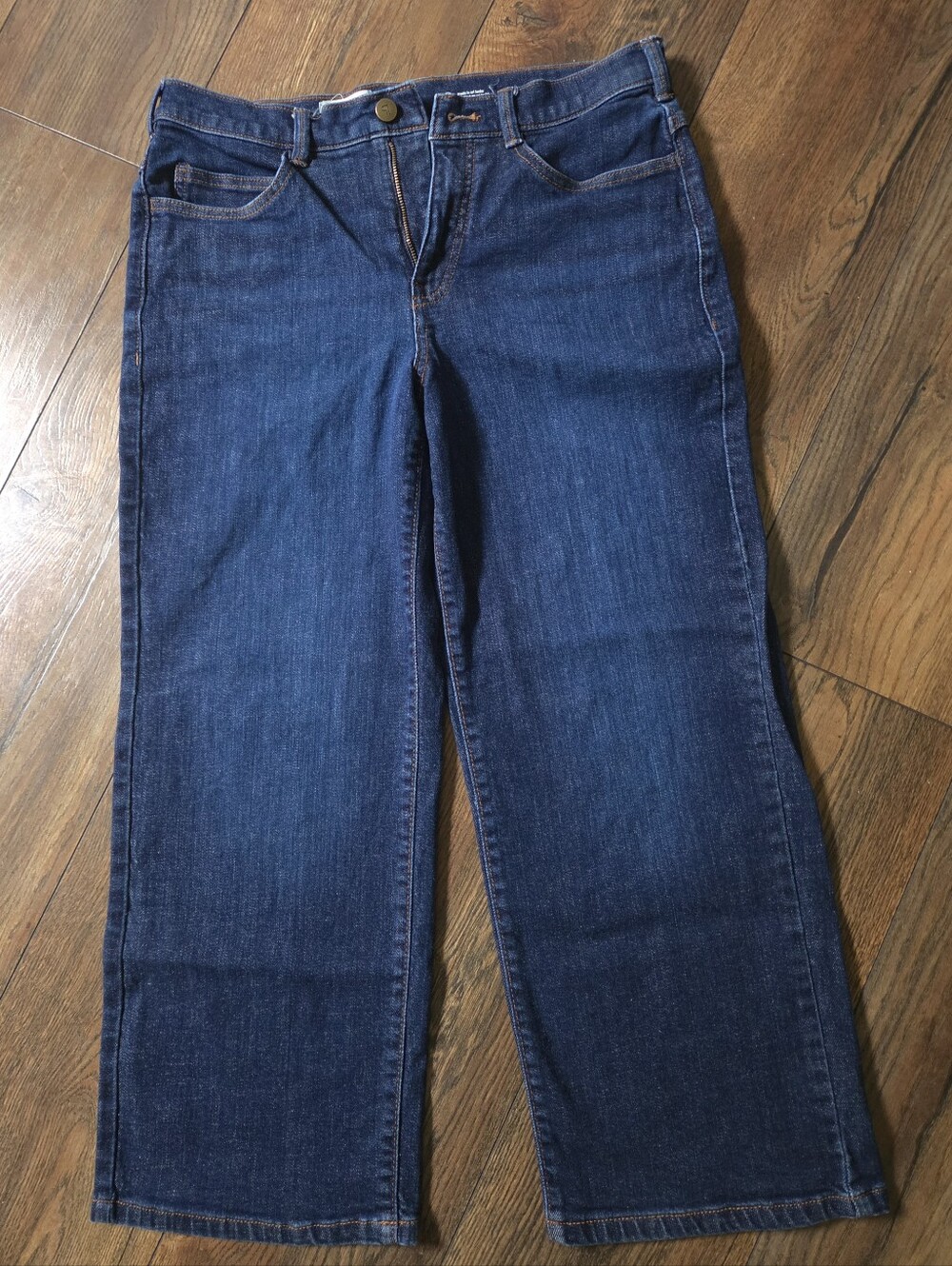 Pilcro Mid Rise Straight-Leg Jeans